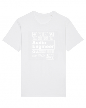 AUDIO ENGINEER White