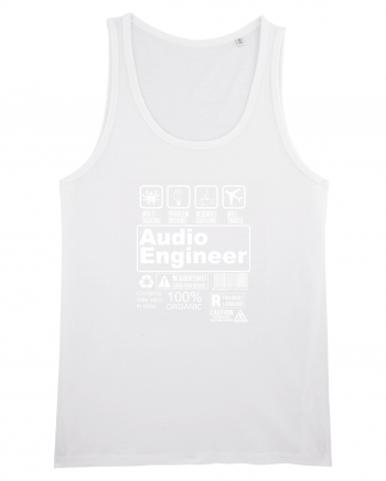 AUDIO ENGINEER White