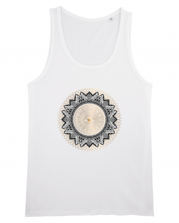 Yoga Auriu cu Ochi in Mandala White