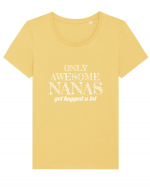 NANAS Tricou mânecă scurtă guler larg fitted Damă Expresser