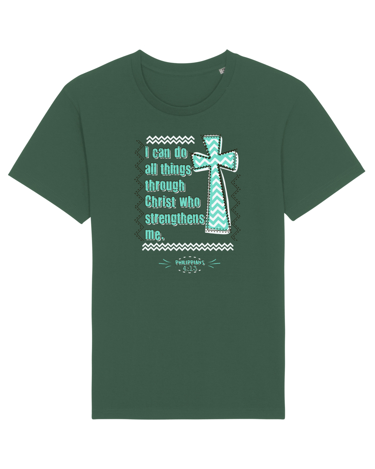 Tricou mânecă scurtă Unisex Rocker Bottle Green