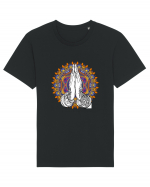 Yoga Hands Mandala Tricou mânecă scurtă Unisex Rocker