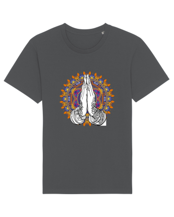 Yoga Hands Mandala Anthracite