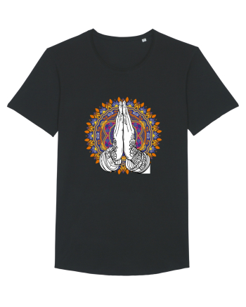 Yoga Hands Mandala Black