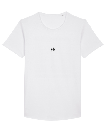 „Samurai” Kanji Japoneză (negru) White