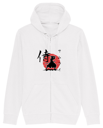 Siluetă Samurai (kanji și katakana) negru White