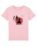 Siluetă Samurai (kanji și katakana) negru Tricou mânecă scurtă  Copii Mini Creator
