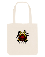 Cap Samurai (kanji și katakana) negru Sacoșă textilă