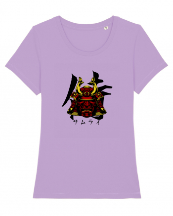 Cap Samurai (kanji și katakana) negru Lavender Dawn