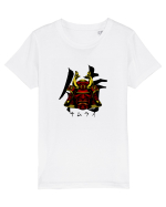 Cap Samurai (kanji și katakana) negru Tricou mânecă scurtă  Copii Mini Creator