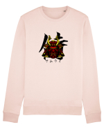 Cap Samurai (kanji și katakana) negru Bluză mânecă lungă Unisex Rise