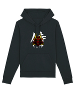 Cap Samurai (kanji și katakana) alb Hanorac Unisex Drummer