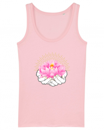 Yoga Lotus Roz Auriu Cotton Pink