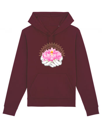 Yoga Lotus Roz Auriu Burgundy