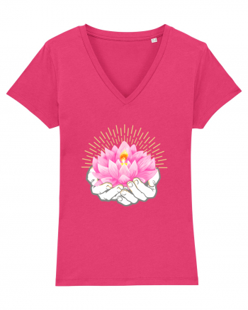 Yoga Lotus Roz Auriu Raspberry