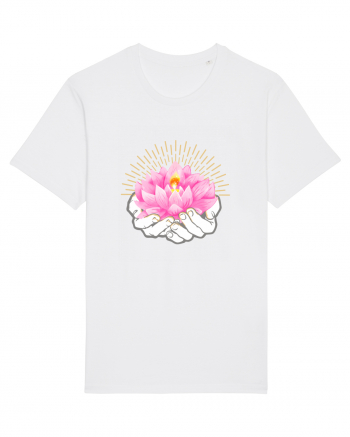 Yoga Lotus Roz Auriu White