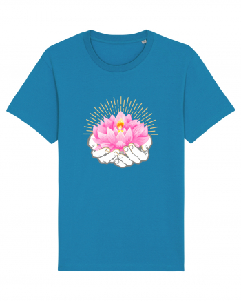 Yoga Lotus Roz Auriu Azur