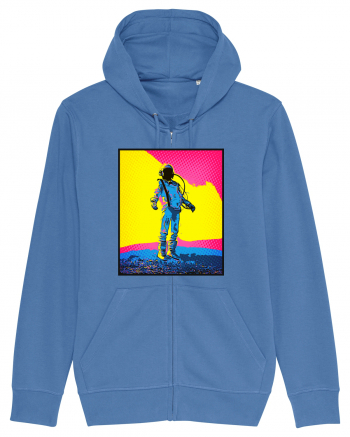 Retro Astronaut  Bright Blue