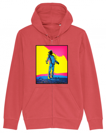 Retro Astronaut  Carmine Red