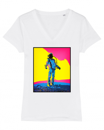 Retro Astronaut  White