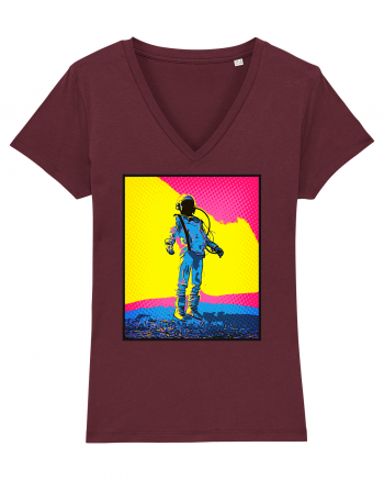 Retro Astronaut  Burgundy