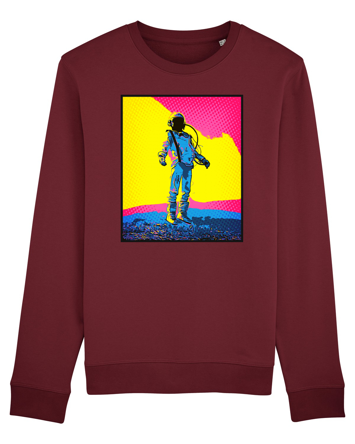 Bluză mânecă lungă Unisex Rise Burgundy