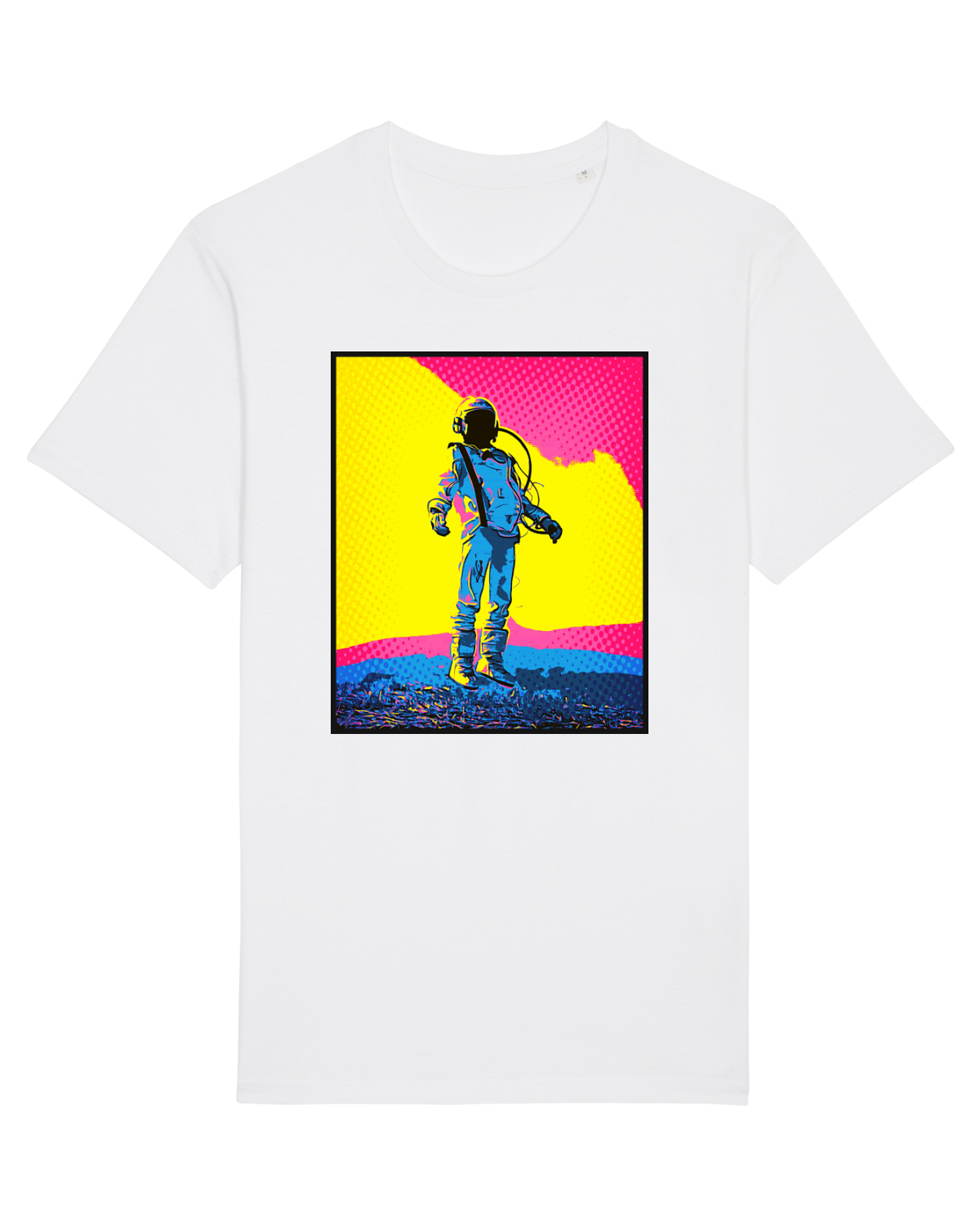 Tricou mânecă scurtă Unisex Rocker White
