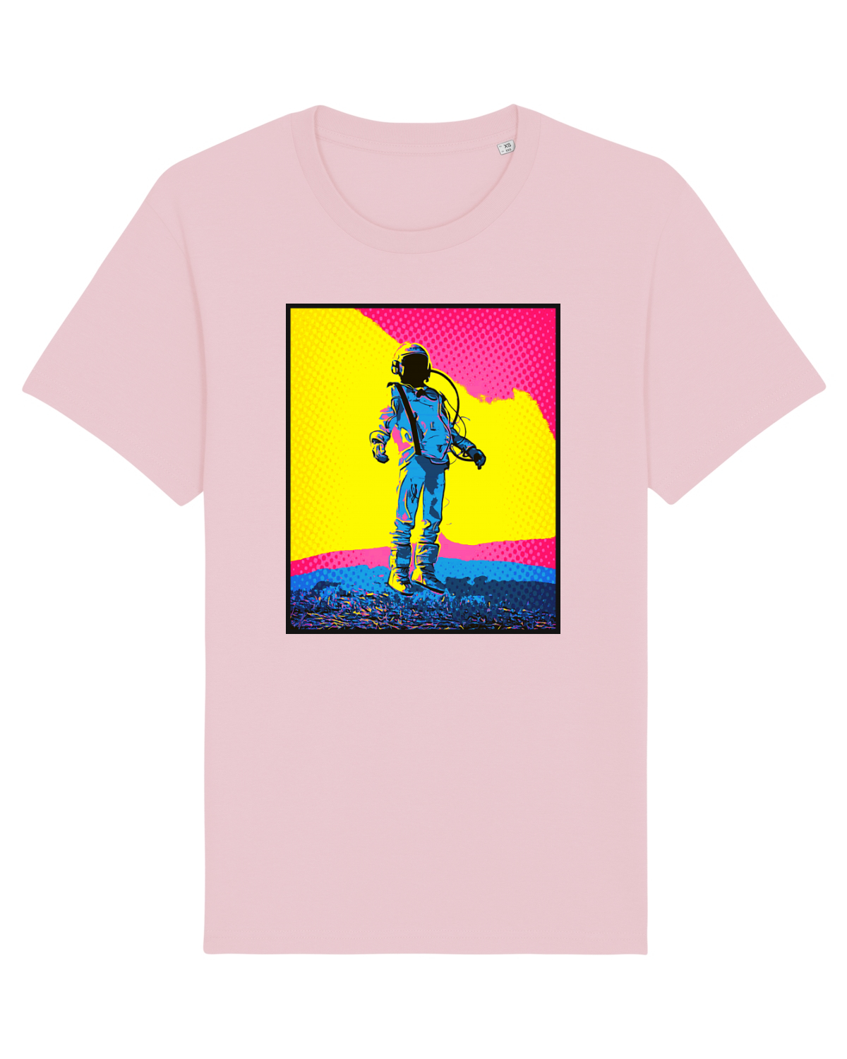 Tricou mânecă scurtă Unisex Rocker Cotton Pink