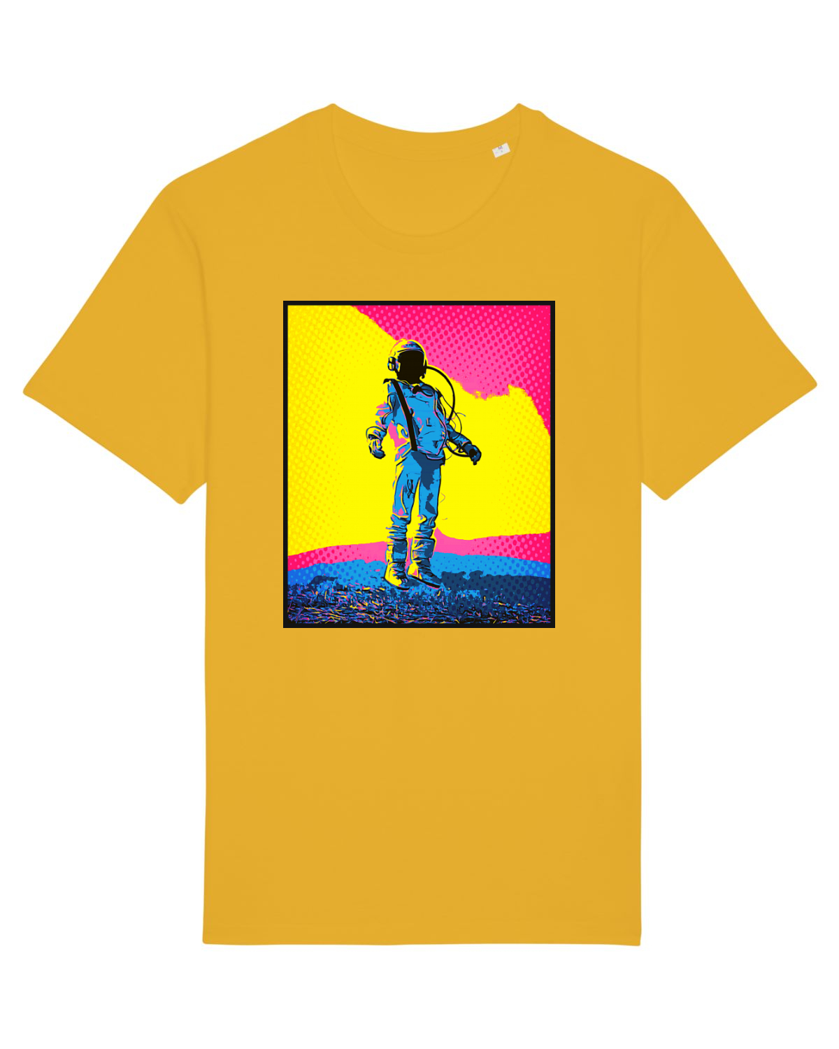 Tricou mânecă scurtă Unisex Rocker Spectra Yellow