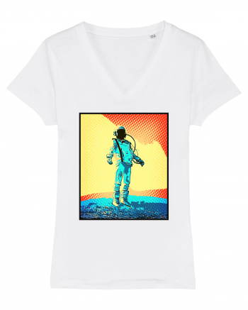 Retro Astronaut  White