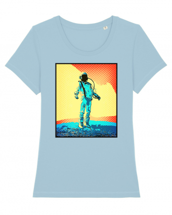 Retro Astronaut  Sky Blue