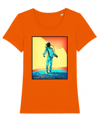 Retro Astronaut  Bright Orange