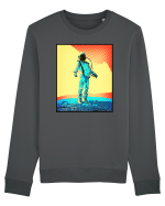 Retro Astronaut  Bluză mânecă lungă Unisex Rise