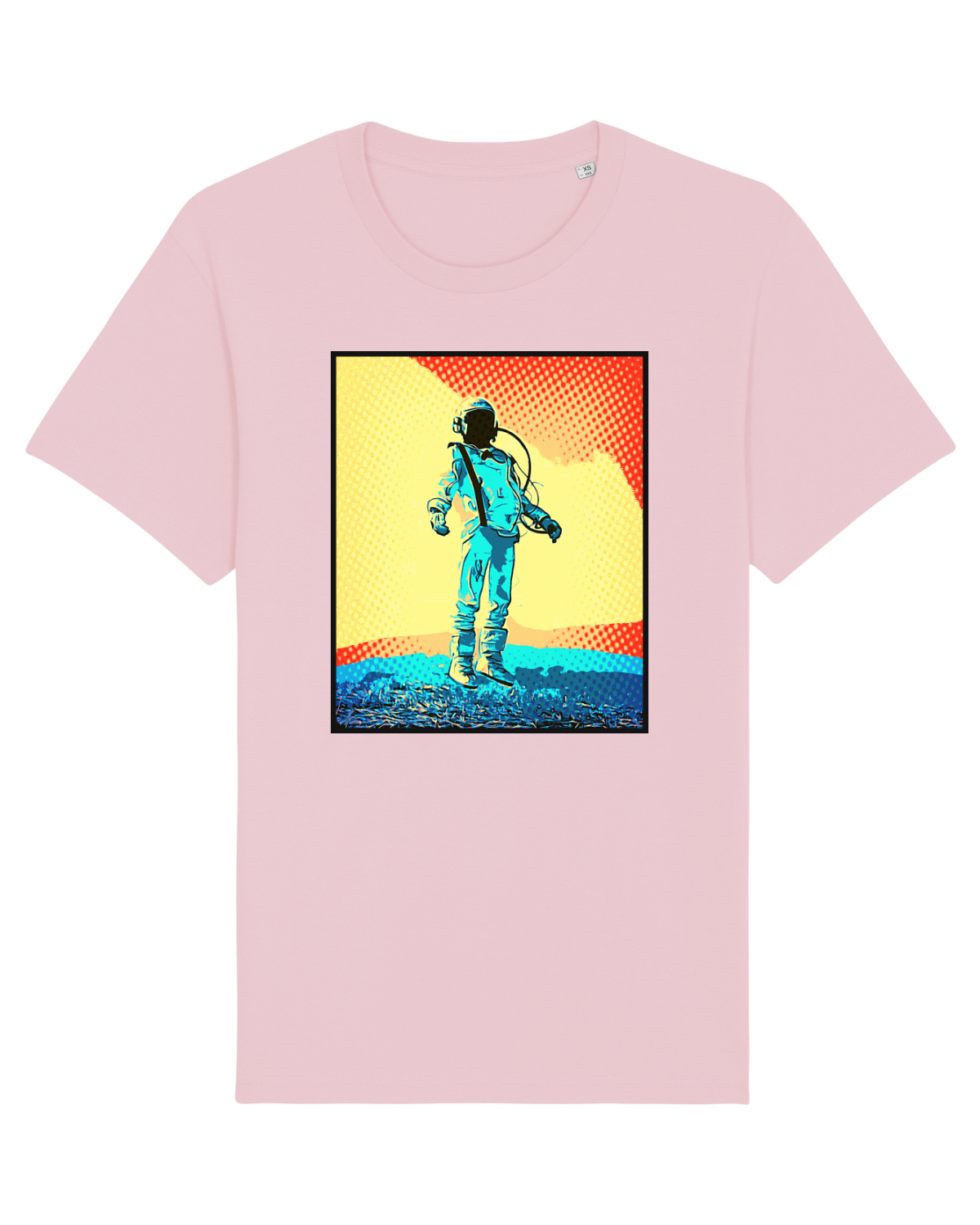 Tricou mânecă scurtă Unisex Rocker Cotton Pink