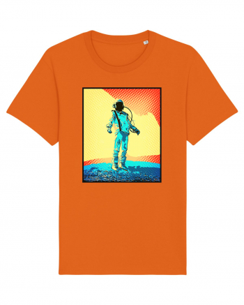 Retro Astronaut  Bright Orange