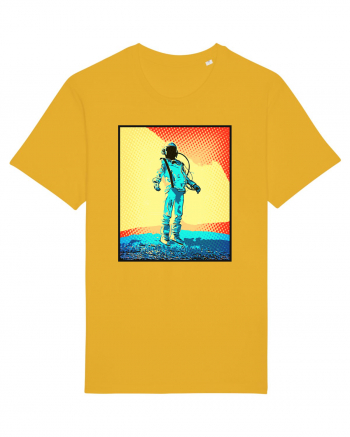 Retro Astronaut  Spectra Yellow