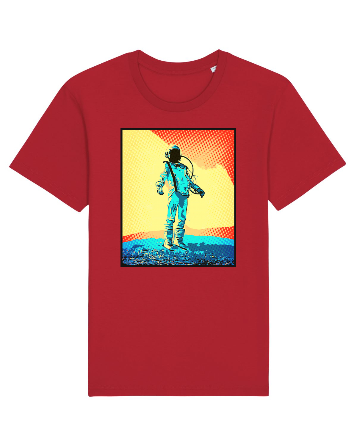 Tricou mânecă scurtă Unisex Rocker Red
