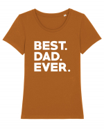 BEST DAD Tricou mânecă scurtă guler larg fitted Damă Expresser