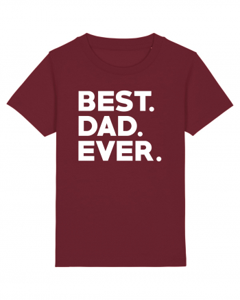 BEST DAD Burgundy