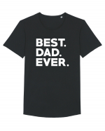 BEST DAD Tricou mânecă scurtă guler larg Bărbat Skater