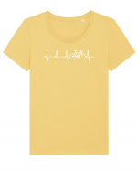 BICICLETA Tricou mânecă scurtă guler larg fitted Damă Expresser