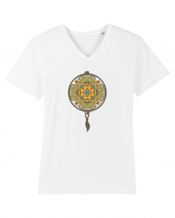 Yoga Mandala in Dreamcatcher White