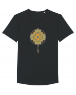 Yoga Mandala in Dreamcatcher Tricou mânecă scurtă guler larg Bărbat Skater