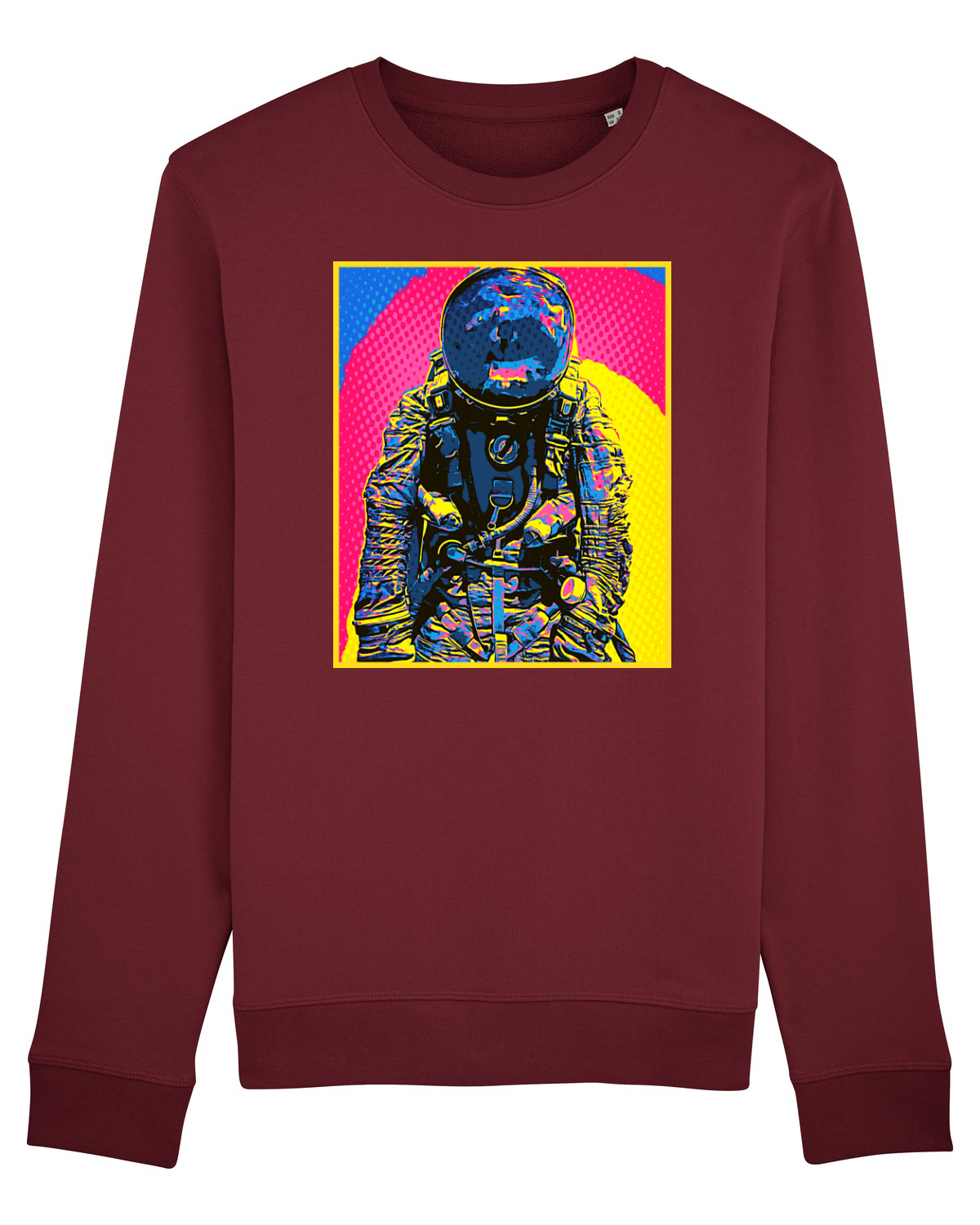 Bluză mânecă lungă Unisex Rise Burgundy