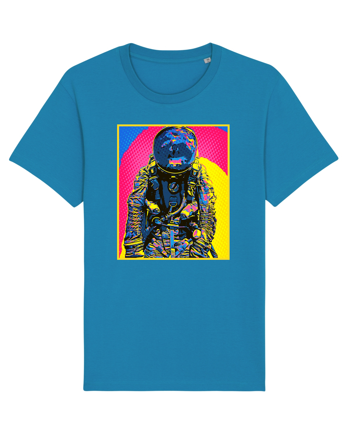 Tricou mânecă scurtă Unisex Rocker Azur