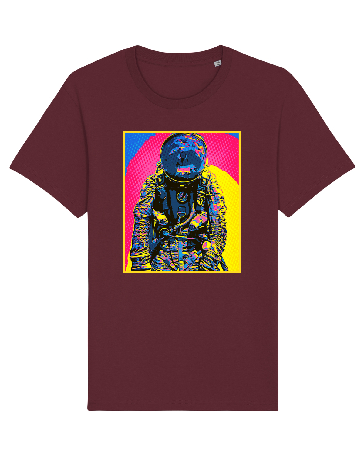 Tricou mânecă scurtă Unisex Rocker Burgundy