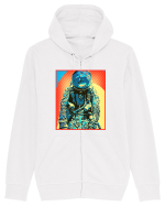 Retro Astronaut  Hanorac cu fermoar Unisex Connector