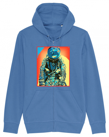 Retro Astronaut  Bright Blue