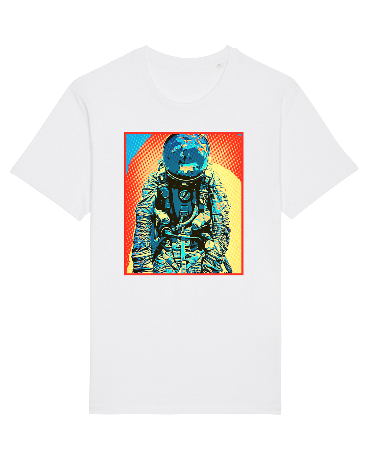 Tricou mânecă scurtă Unisex Rocker White
