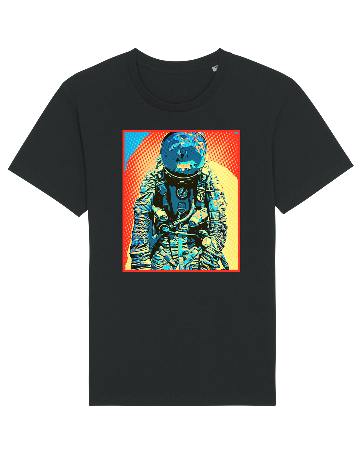 Tricou mânecă scurtă Unisex Rocker Black